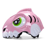 Wozinsky Børnes cykelhjelm Dinosaur mønster S - Pink