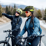Wozinsky MTB Bike Helmet with Removable Visor and Rear USB Light L - Black and Yellow