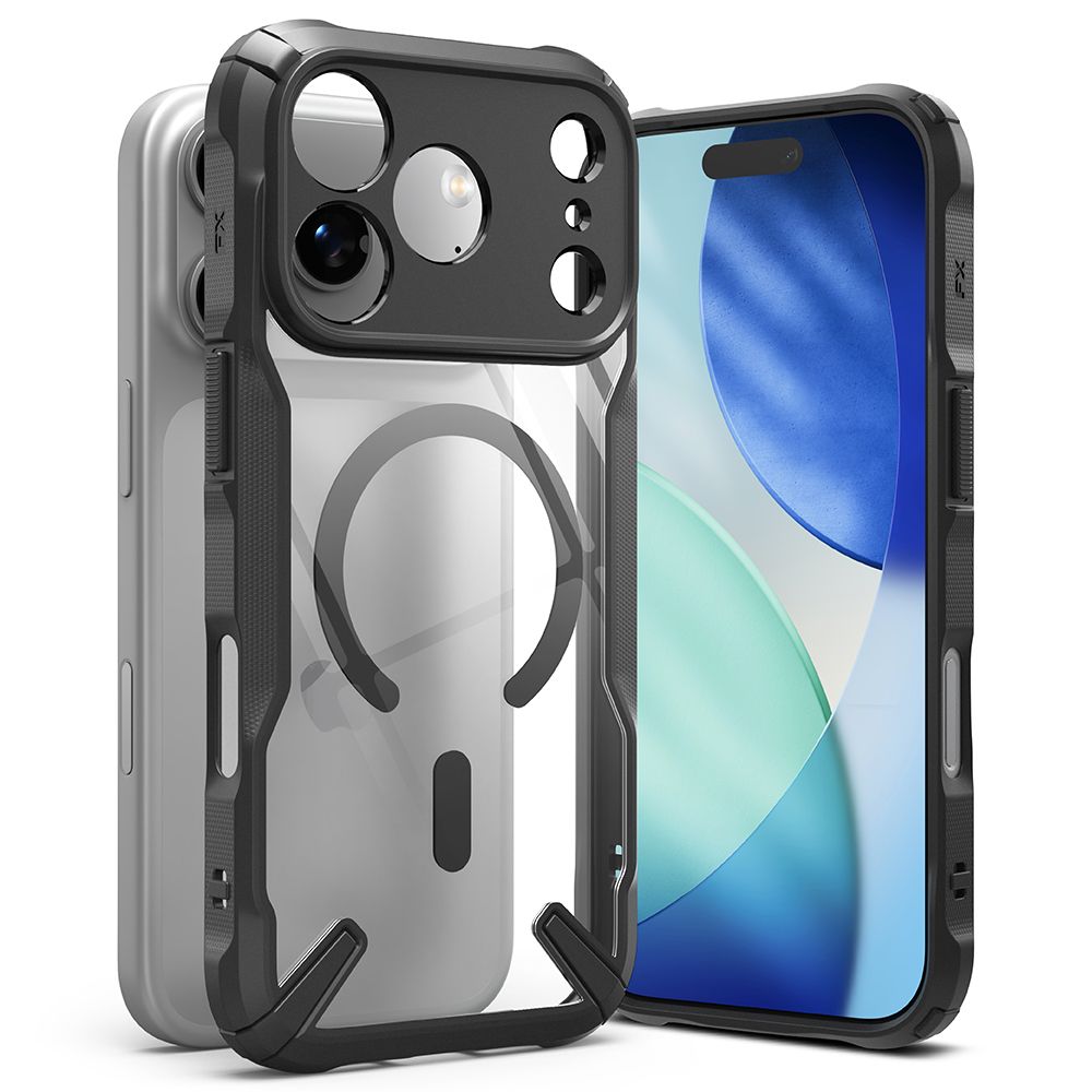 Ringke Fusion X Magnetisk MagSafe Case til iPhone 17 Pro - sort