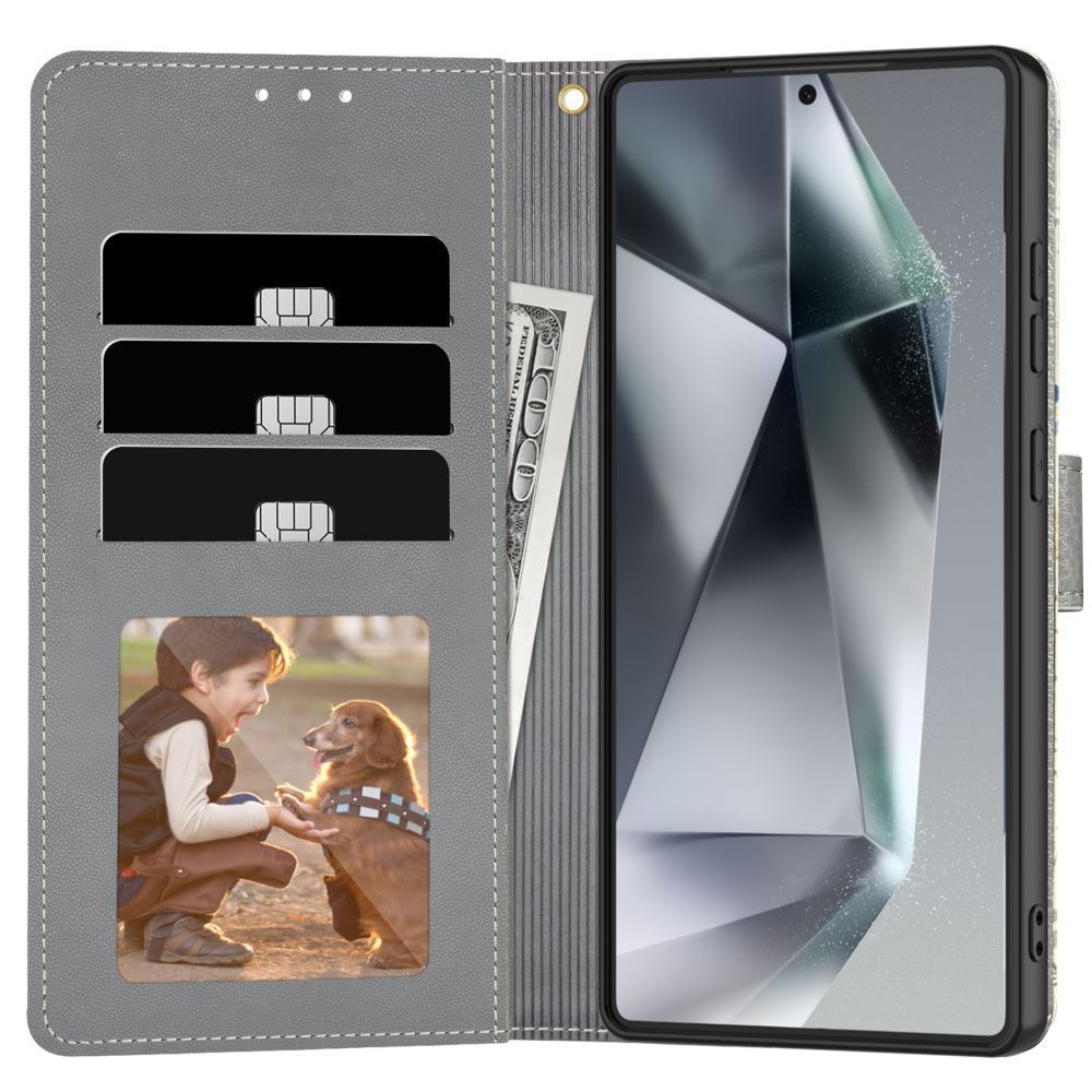 Tech-Protect Wallet Case til Samsung Galaxy A26 5G / A17 4G / 5G - Daisies med blade