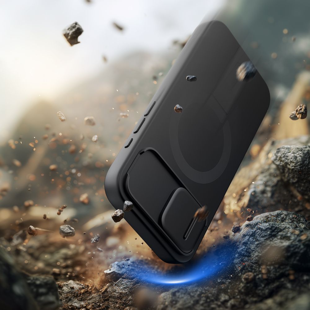 Tech-Protect Kevlar Aura MagSafe Case for iPhone 16e - Black