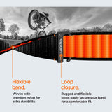 Spigen WBF1 rem til Apple Watch 44 / 45 / 46 / 49 mm - sort og orange