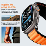 Spigen WBF1 rem til Apple Watch 44 / 45 / 46 / 49 mm - sort og orange