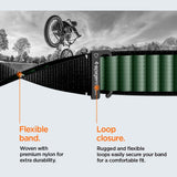 Strap Spigen WBF1 Strap til Apple Watch 44 / 45 / 46 / 49 mm - sort og grøn