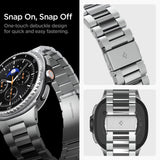 Spigen Modern Fit Band til Samsung Galaxy Watch 40/44/46 mm - Sølv