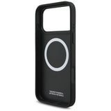 BMW M Perforeret Stripe Logo MagSafe Case til iPhone 17 Pro Max - Rød