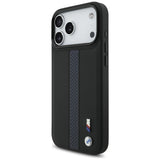 BMW M Perforated Stripe Logo MagSafe Case for iPhone 17 Pro Max - Blue