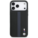 BMW M Perforated Stripe Logo MagSafe Case for iPhone 17 Pro Max - Blue