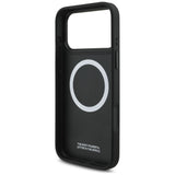 BMW M Perforeret Stripe Logo MagSafe Case til iPhone 17 Pro Max - Grå
