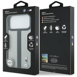 BMW M Perforeret Stripe Logo MagSafe Case til iPhone 17 Pro Max - Grå