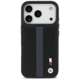 BMW M Perforeret Stripe Logo MagSafe Case til iPhone 17 Pro - Blå