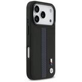 BMW M Perforeret Stripe Logo MagSafe Case til iPhone 17 Pro - Blå