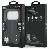 BMW M Perforeret Stripe Logo MagSafe Case til iPhone 17 Pro - Blå