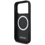 BMW M Perforeret Stripe Logo MagSafe Case til iPhone 17 Pro - Grå