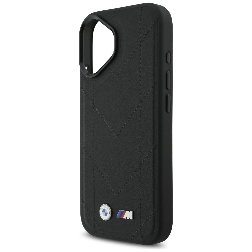 BMW M Quilted Logo MagSafe iPhone 17 Case - sort