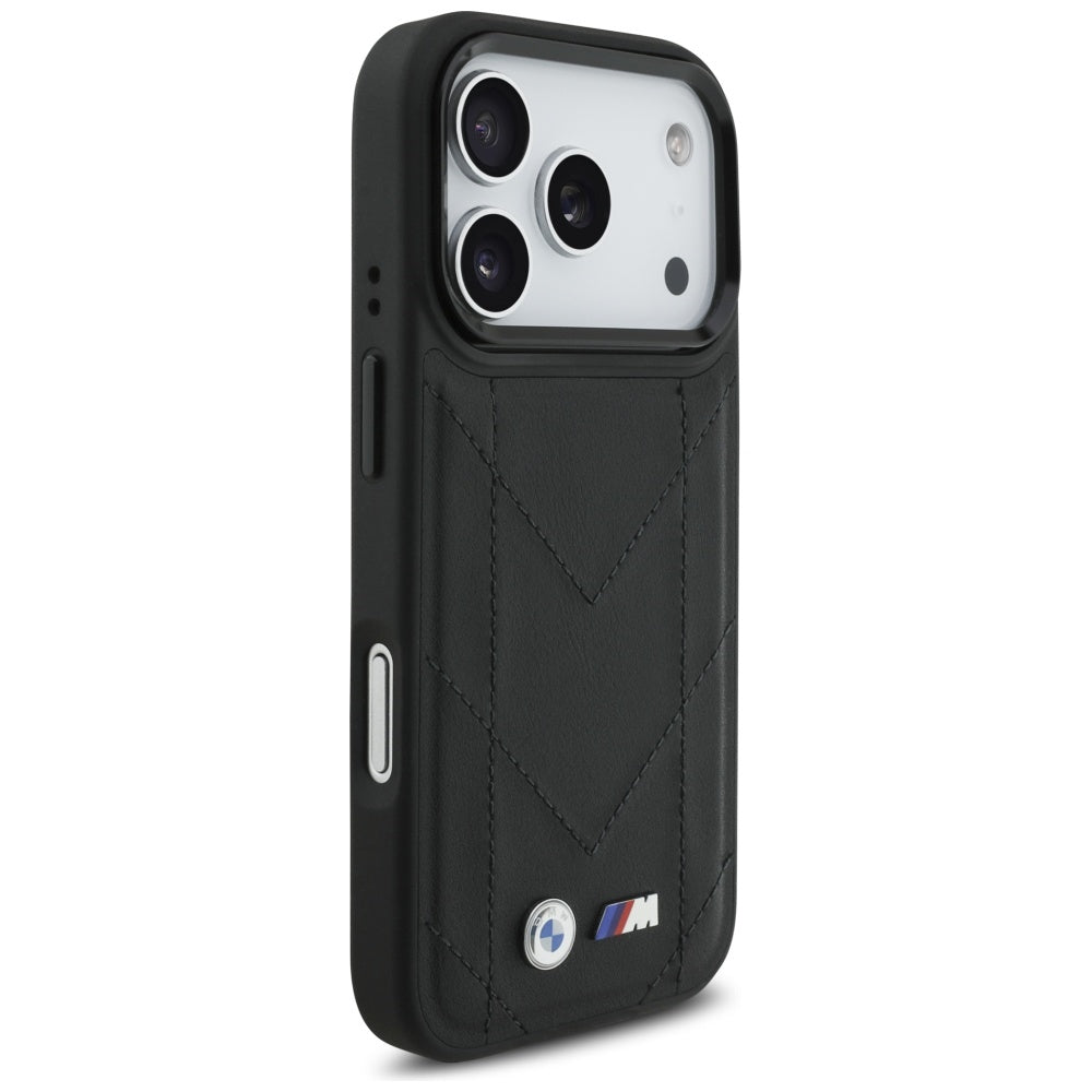 BMW M Quilted Logo MagSafe Case for iPhone 17 Pro - Black
