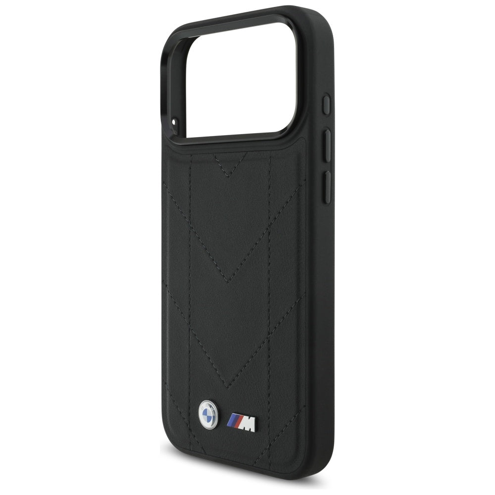 BMW M Quilted Logo MagSafe Case til iPhone 17 Pro Max - sort