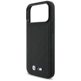 BMW M Quilted Logo MagSafe Case til iPhone 17 Pro Max - sort
