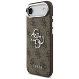 Guess 4G Big 4G Classic Logo Case til iPhone 17 Air - brun og sølv