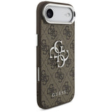 Guess 4G Big 4G Classic Logo Case til iPhone 17 Air - brun og sølv