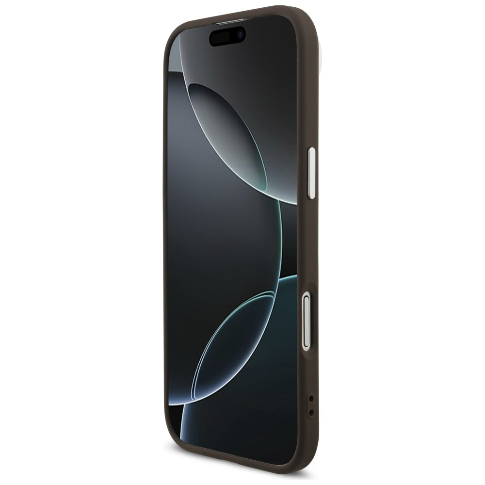 Guess 4G Big 4G Classic Logo Case til iPhone 17 Air - brun og sølv