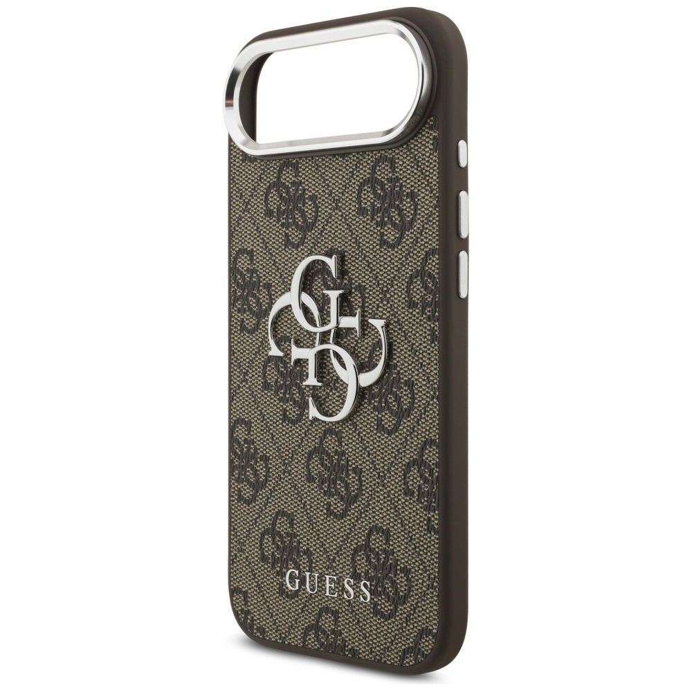 Guess 4G Big 4G Classic Logo Case til iPhone 17 Air - brun og sølv