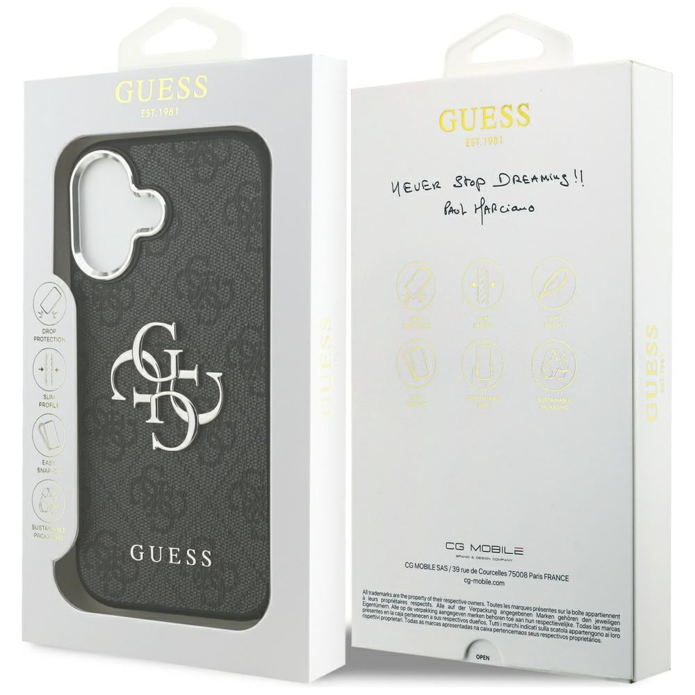 Guess 4G Big 4G Classic Logo Case til iPhone 17 - sort
