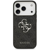 Guess 4G Big 4G Classic Logo-hylster til iPhone 17 Pro - sort