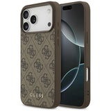 Guess 4G Classic Case til iPhone 17 Pro Max - Brunt