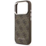 Guess 4G Classic Logo MagSafe case for iPhone 17 Pro - brown