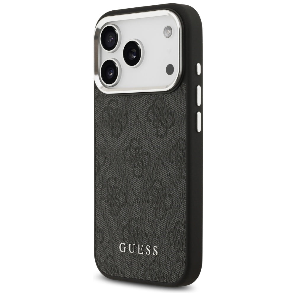 Guess 4G Classic Logo MagSafe-hylster til iPhone 17 Pro - sort