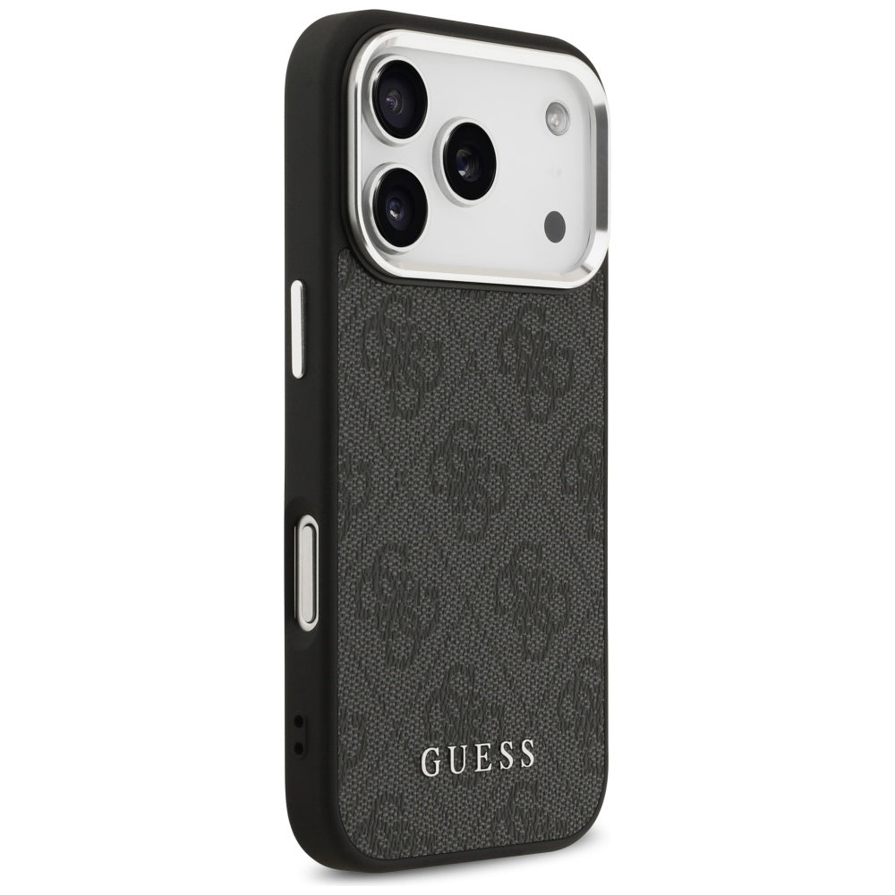 Guess 4G Classic Logo MagSafe-hylster til iPhone 17 Pro - sort