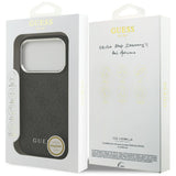 Guess 4G Classic Logo MagSafe-hylster til iPhone 17 Pro - sort