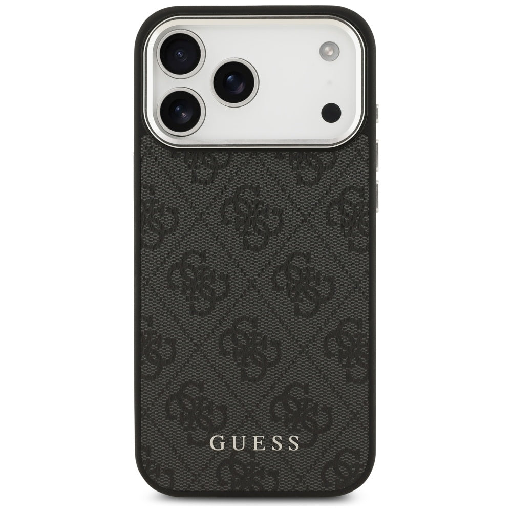Guess 4G Classic Logo MagSafe-fodral til iPhone 17 Pro Max - sort