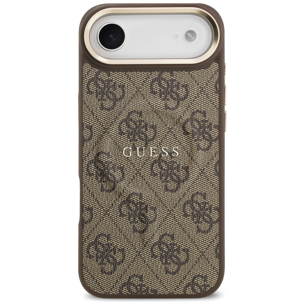 Guess 4G PU Classic Logo MagSafe Case til iPhone 17 Air - Brunt