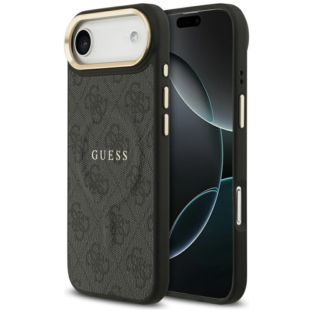 Guess 4G PU Classic Logo MagSafe-hylster til iPhone 17 Air - sort