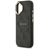Guess 4G PU Classic Logo MagSafe case for iPhone 17 - black