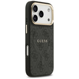 Guess 4G PU Classic Logo MagSafe case for iPhone 17 Pro - black