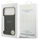 Guess 4G PU Classic Logo MagSafe case for iPhone 17 Pro Max - black