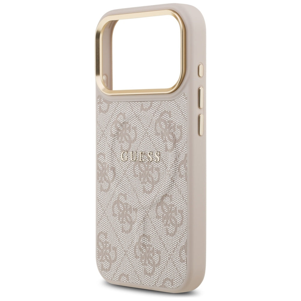 Guess 4G PU Classic Logo MagSafe Case til iPhone 17 Pro - Pink