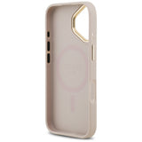 Guess 4G PU Classic Logo MagSafe Case til iPhone 17 - Pink