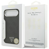 Guess 4G Triangle Logo MagSafe-hylster til iPhone 17 Air - sort