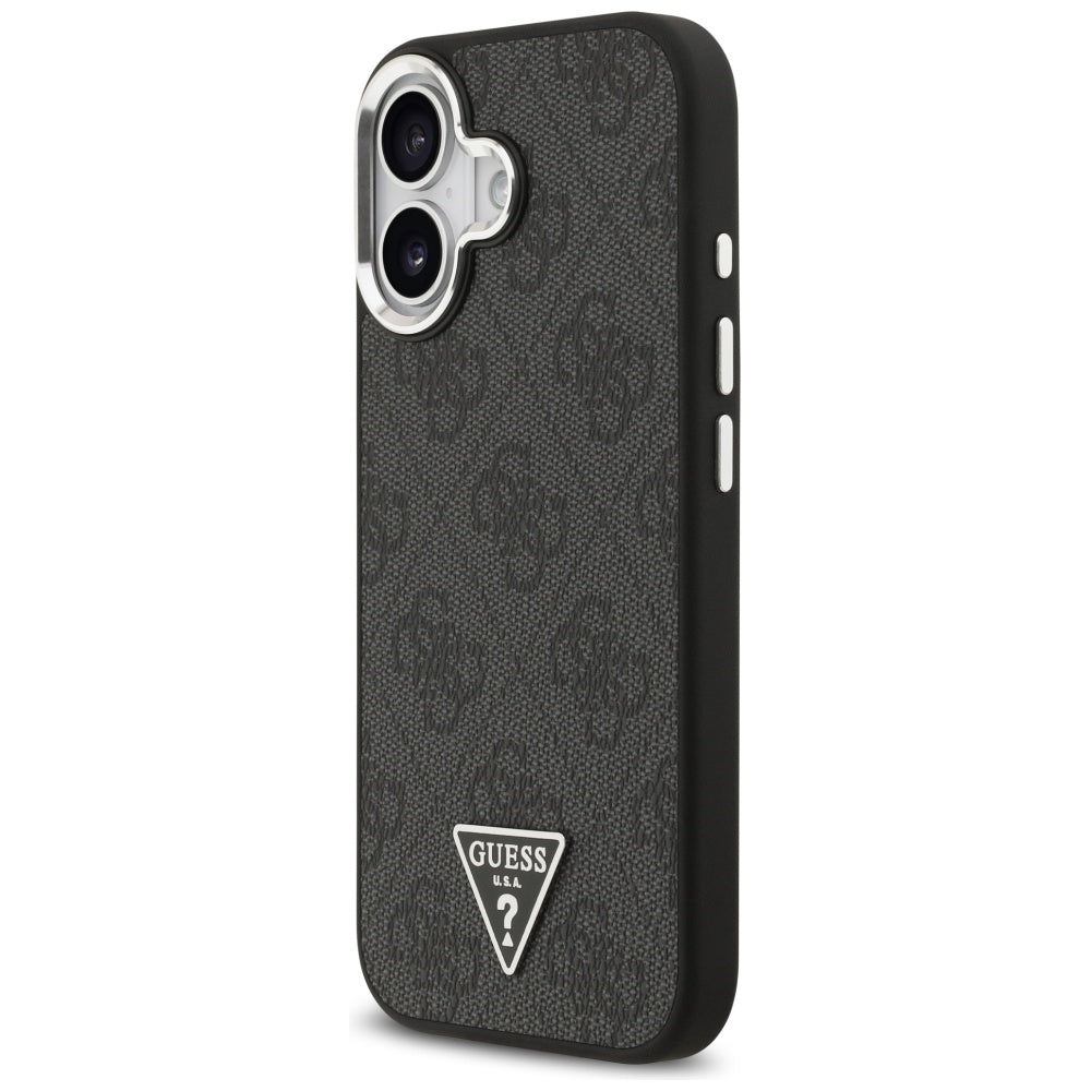 Guess 4G Triangle Logo MagSafe case for iPhone 17 - black