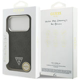 Guess 4G Triangle Logo MagSafe-hylster til iPhone 17 Pro - sort