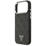 Guess 4G Triangle Logo MagSafe-hylster til iPhone 17 Pro Max - sort