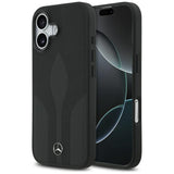 Mercedes læder The Move MagSafe-foder for iPhone 17 - sort