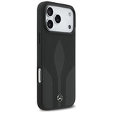 Mercedes Leather The Move MagSafe Case for iPhone 17 Pro Max - Black