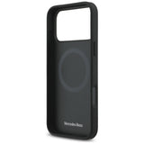 Mercedes Leather The Move MagSafe Case for iPhone 17 Pro Max - Black