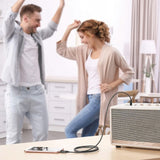 Dudao L12S AUX kabel mini jack 3,5 mm 1m 3-pole stereo - sort