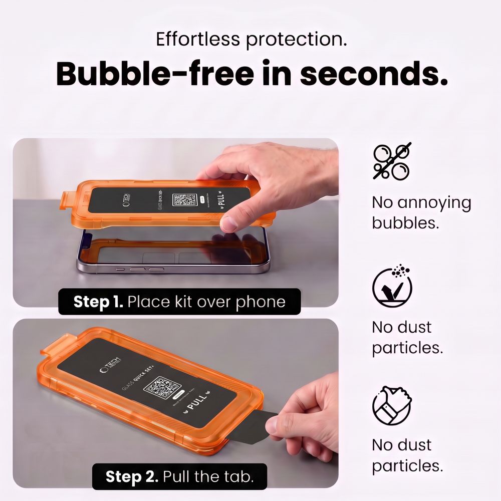 Privacyglas Tech Protect Quick Set Spy+ 2 Pack Iphone 18 Pro Max Privacy